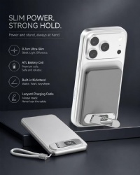 0.7mm Ultra-slim Semi solid state magsafe power bank