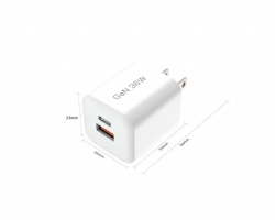 Super mini 36W AC GaN wall charger