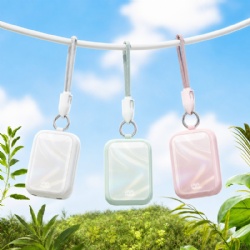 Super mini PD 22.5W PD10000mAh with vacuum-baked paint finish- Equipped with built-in hook and integrated lanyard charging cable,